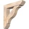 Ekena Millwork Funston Slat Smooth Bracket w/ Offset Brace, Douglas Fir, 7 1/2"W x 34"D x 34"H BKT0806X34X34FST06SDF - alternate 1